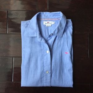 Vineyard Vines LS Button Down Blouse